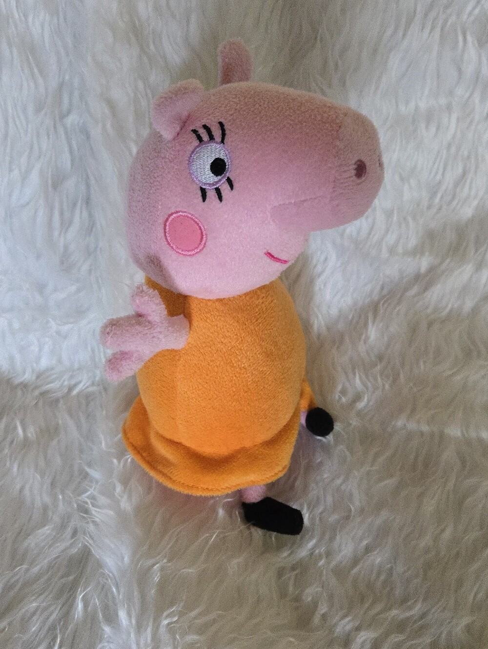 Hasbro Peppa Pig Mummy Pig Pink and Orange  Plush Stuffed Toy 10" Mommy Pig